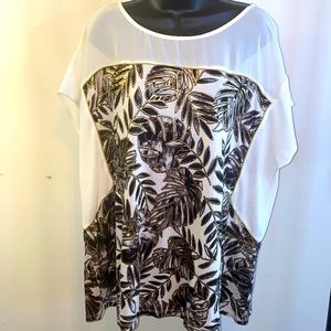 Lane Bryant Floral Blouse